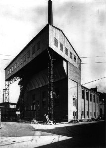 AHW Maschinen Kesselhaus Schlachthof Leipzig 1926