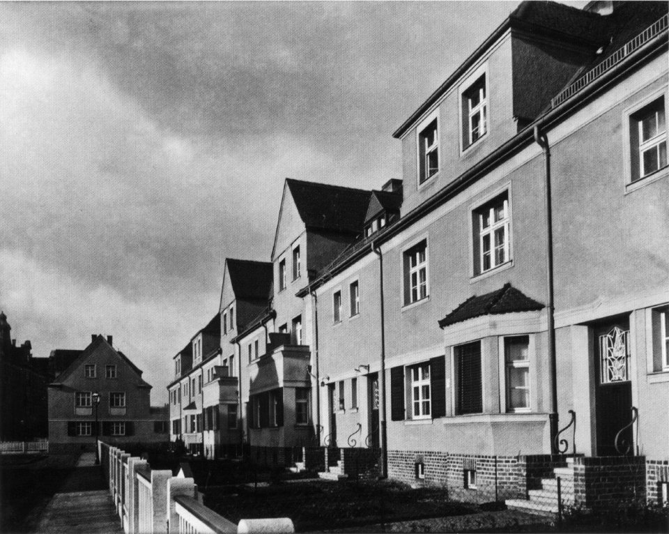 AHW Reihenhaeuser Rochlitzstr Leipzig um 1930