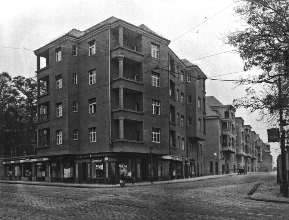 AHW Wohnanlage Meusdorfer Str Pegauer Str Leipzig um 1930
