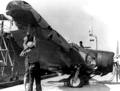 Aichi D3A salvage from Pearl Harbor c1942