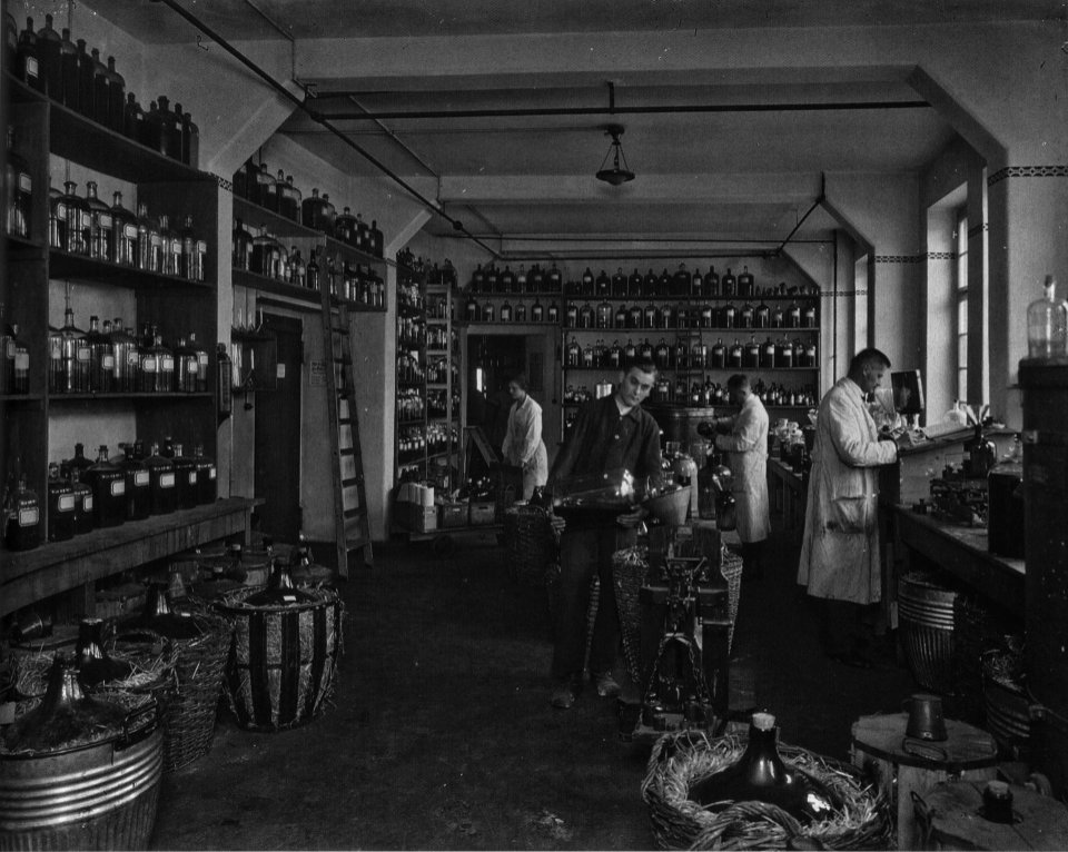 AHW Rudolf Lauche AG Arbeitsplatz Leipzig 1920
