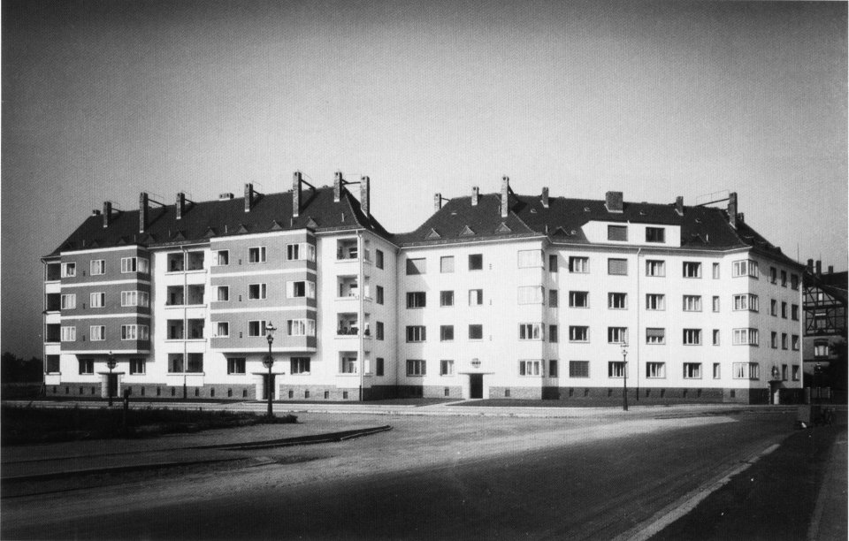 AHW Wohnanlage Emmausstr Cunnersdorferstr Leipzig um 1930