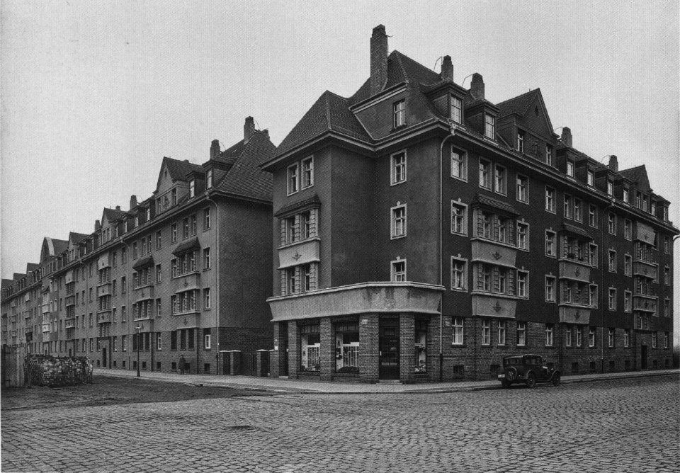 AHW Wohnhaeuser Planitzstr Treitschkestr Leipzig 1927