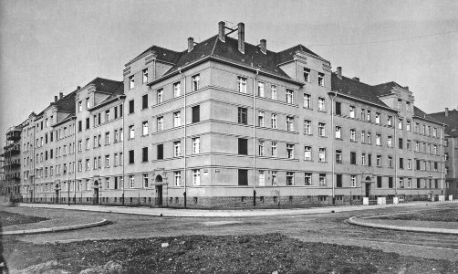 AHW Wohnhaeuser Stuenzer Str Bebelstr Leipzig 1933