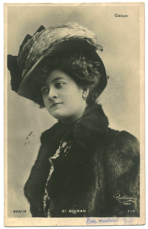 AIGNAN, St. SIP. 855 19. Odéon. Photo Reutlinger