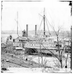 Aiken's Landing, Va. Steamer New York waiting for exchange of prisoners LOC cwpb.02051
