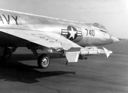 AIM-9 on US Navy F-104A NWC China Lake 1960
