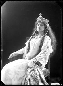 Aino Ackté, porträtt - SMV - GA004