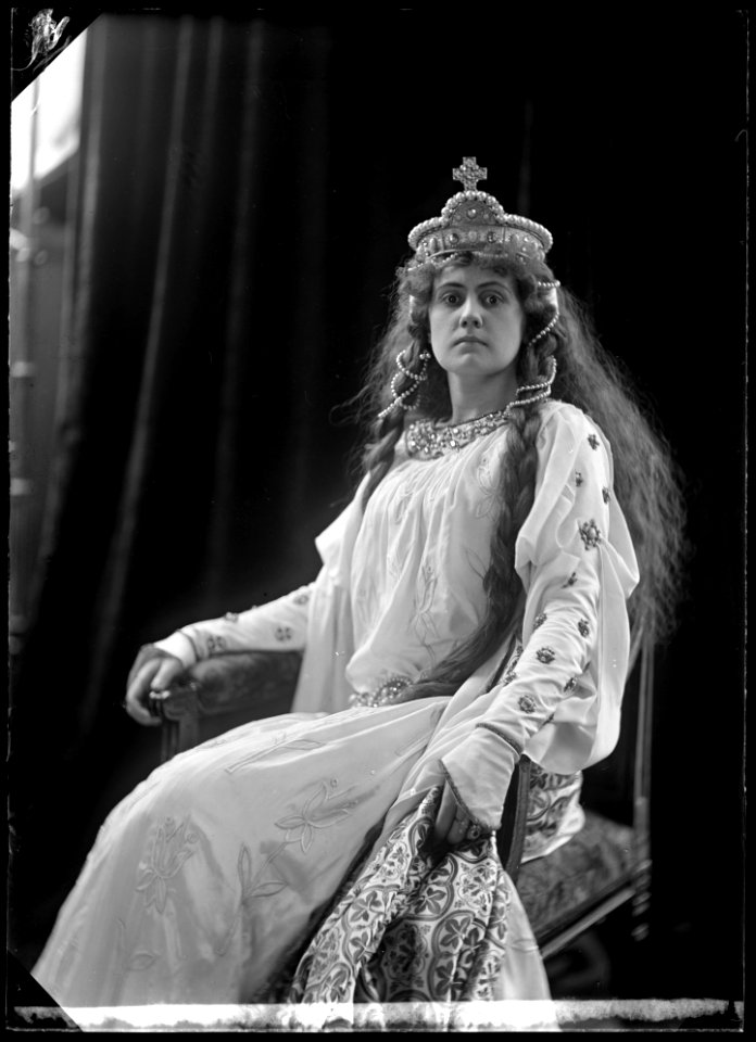 Aino Ackté in Lohengrin at Kungliga Operan 1903 - SMV - NA002