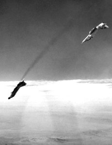 Air combat manuvering of TA-4F and F-4N 1979