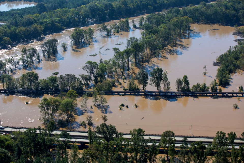 Air and Marine Operations Black Hawk crews assess damages caused by Hurricane Florence outside of Colombia, South Carolina - 42972400450