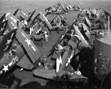 Air Group 83 aboard USS Essex (CV-9) May 1945
