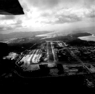 Air Depot Field Guam aerial photo January 1945