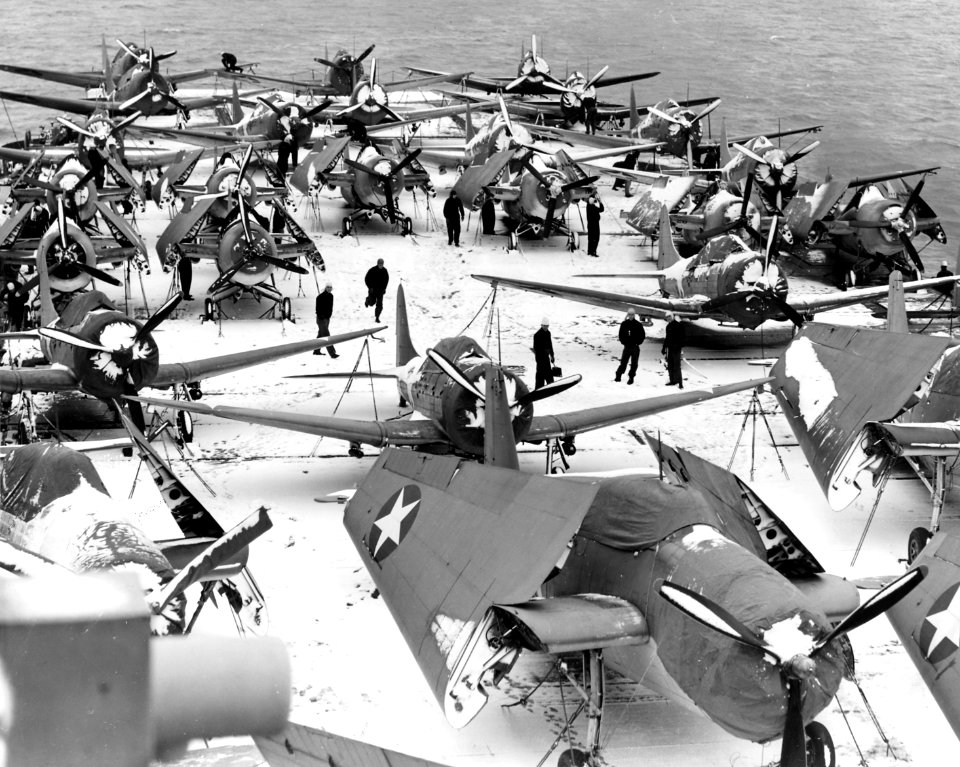 Air Group 4 on USS Ranger (CV-4) 1943