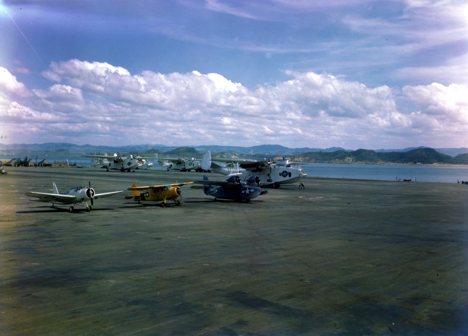Aircraft at the U.S. Naval Air Station Guantanamo Bay, Cuba, circa in 1944 (80-G-K-14313)