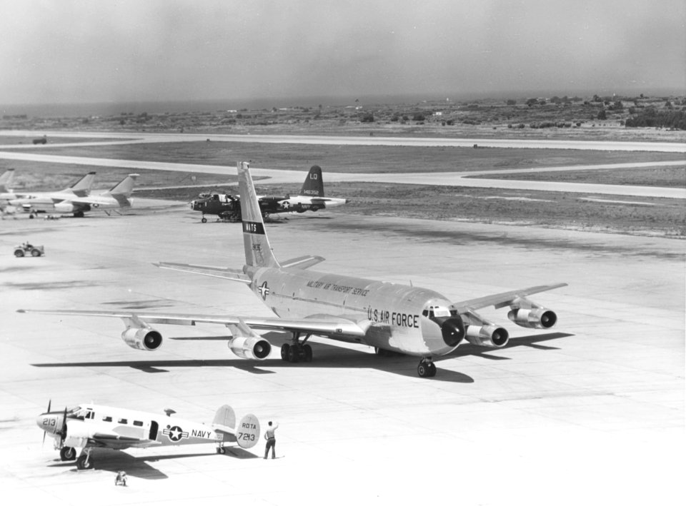 Aircraft at Naval Station Rota in the mid-1960s