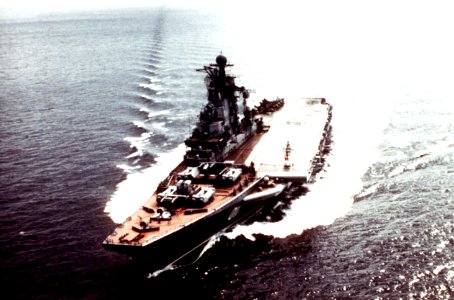 Aircraft carrier Minsk in 1984