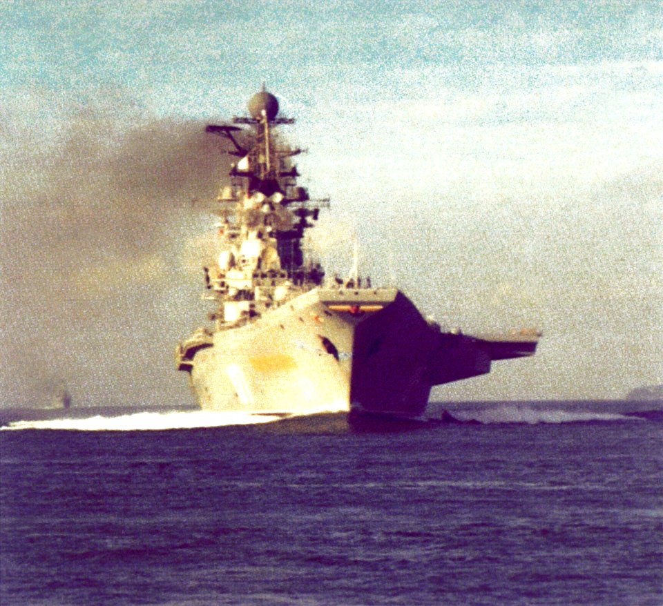 Aircraft carrier Novorossiysk in 1986