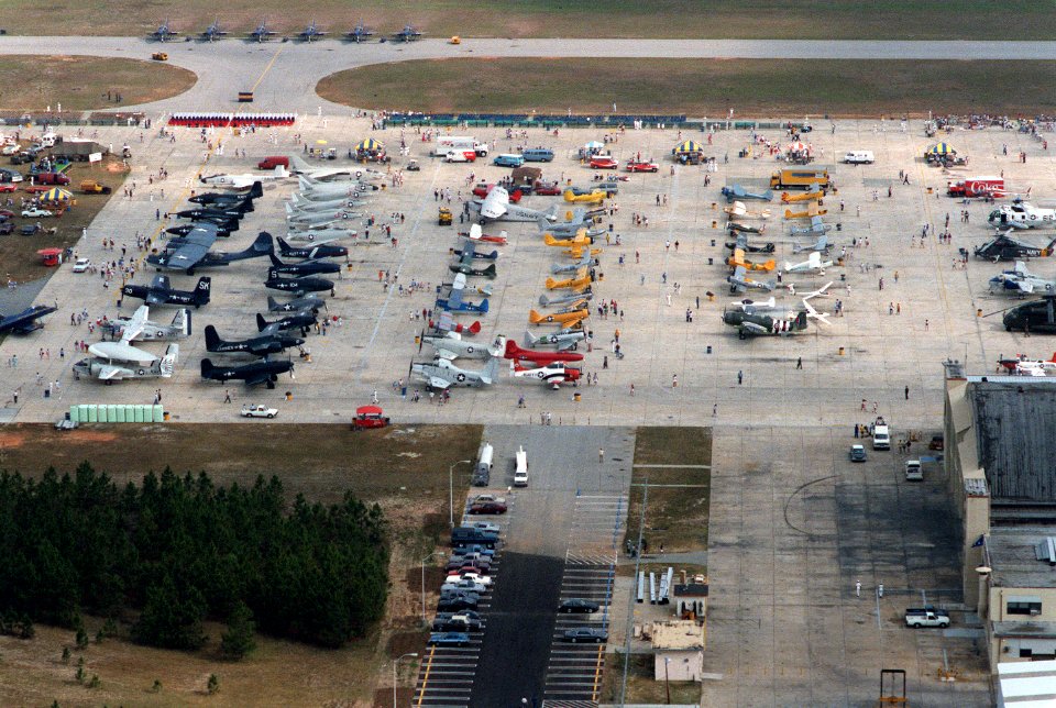 Aircraft on display1 at NAS Pensacola 1986