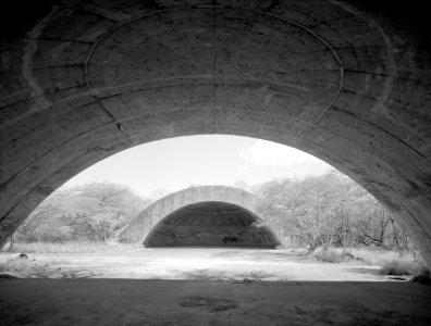 Aircraft shelters at MCAS Ewa (interior)