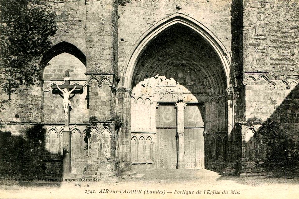 Aire-sur-l'Adour - église du Mas - portail