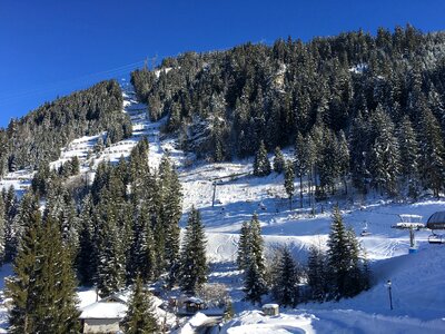 Snow winter alps photo