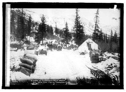 Alaska (Camps at Kennedys Road House on New Gov. Trail, Thomson Pass) LCCN2016821825