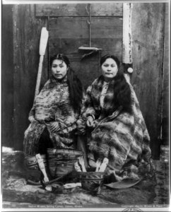 Alaska - Juneau - native women seling curios LCCN2006679128