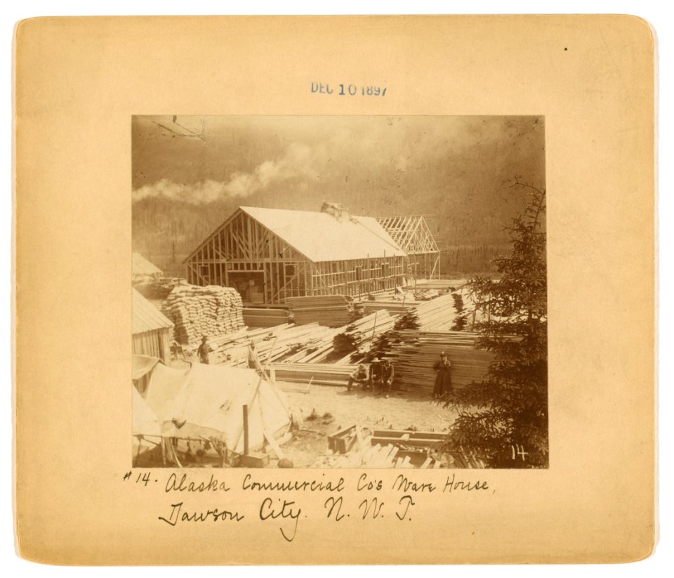 Alaska Commercial Co.'s ware house, Dawson City, N.W.T. LCCN98506612