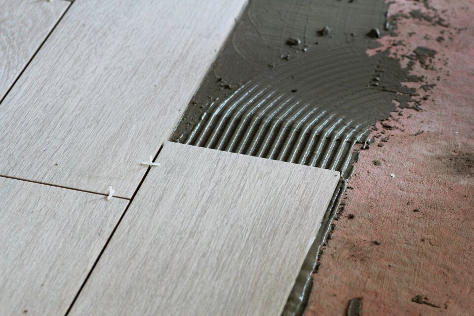 Laying tile tile floor tiles