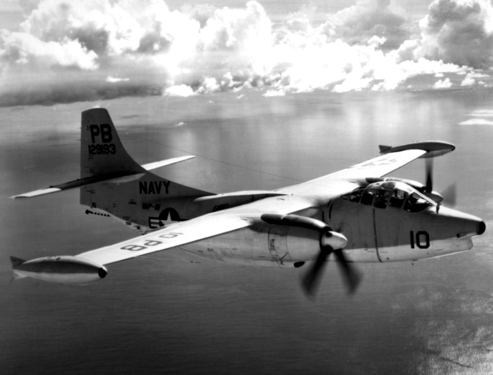 AJ-2P VAP-61 in flight near Guam