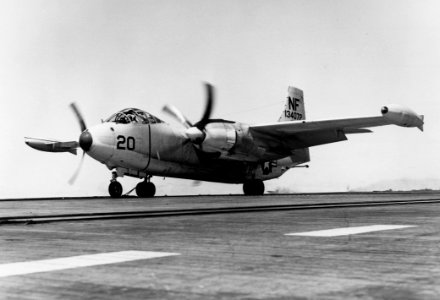 AJ-2 VAH-6 on cat USS Lexington (CVA-16) 1956