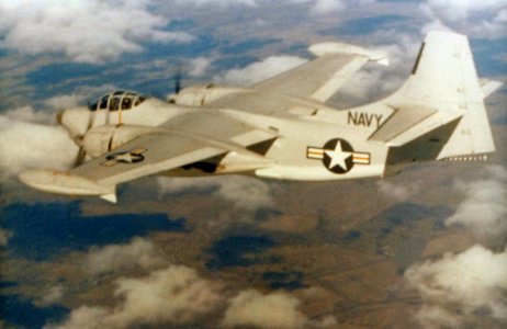 AJ-2P Savage in flight colour