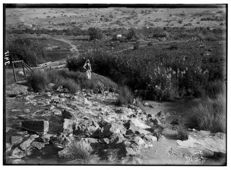 Ajlun district. Hot springs of el-Hammi. In bed of the Yarmuk valley LOC matpc.02784
