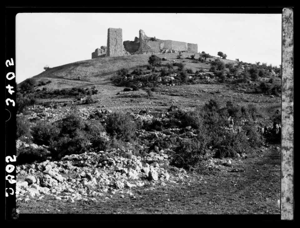 Ajlun District. Kalaat Er-Rabad. As seen from the west LOC matpc.15323