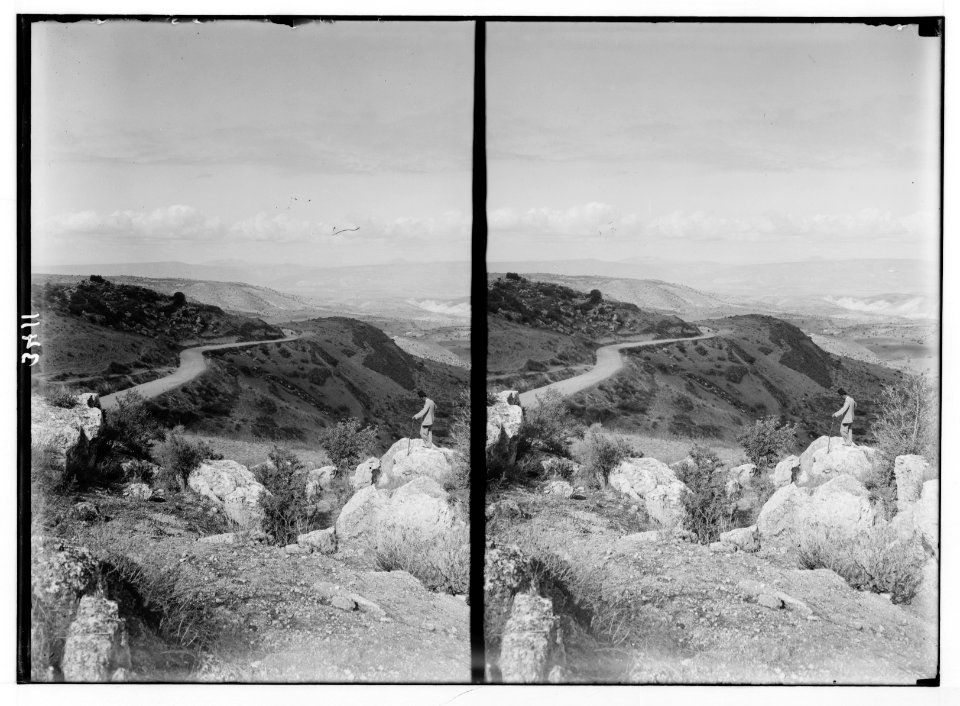 Ajlun district. Jebel Ajlun. Typical mountain scene of the district LOC matpc.02779