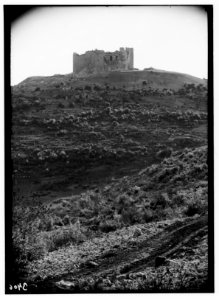 Ajlun district. Kalaat Er-Rabad. As seen from the north LOC matpc.02774