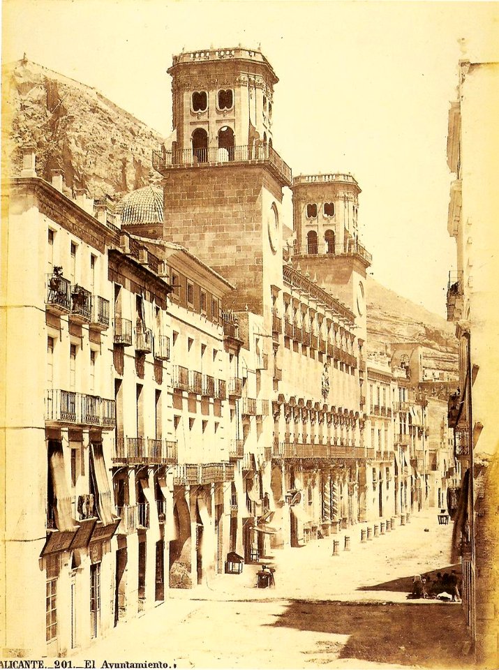 Ajuntament d'Alacant. J. Laurent (s. XIX)