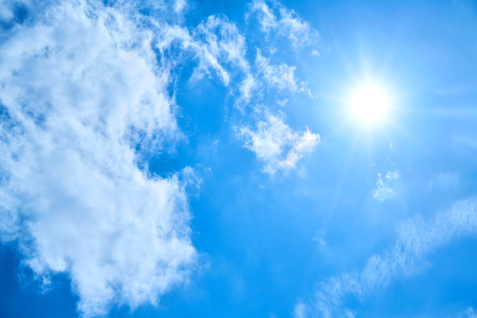 Current season outdoor sky