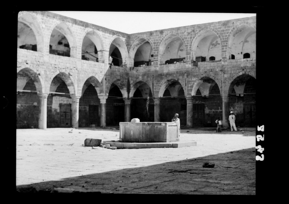 Akka (Acre, Accho). Acre. An old Khan. Possibly reconstructed from Roman times LOC matpc.15398