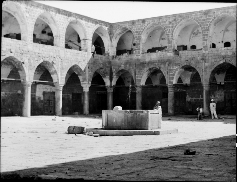 Akka (Acre, Accho). Acre. An old Khan. Possibly reconstructed from Roman times LOC matpc.15398