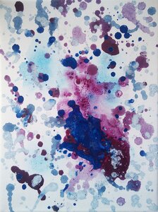 Creativity a child's drawing acrylic