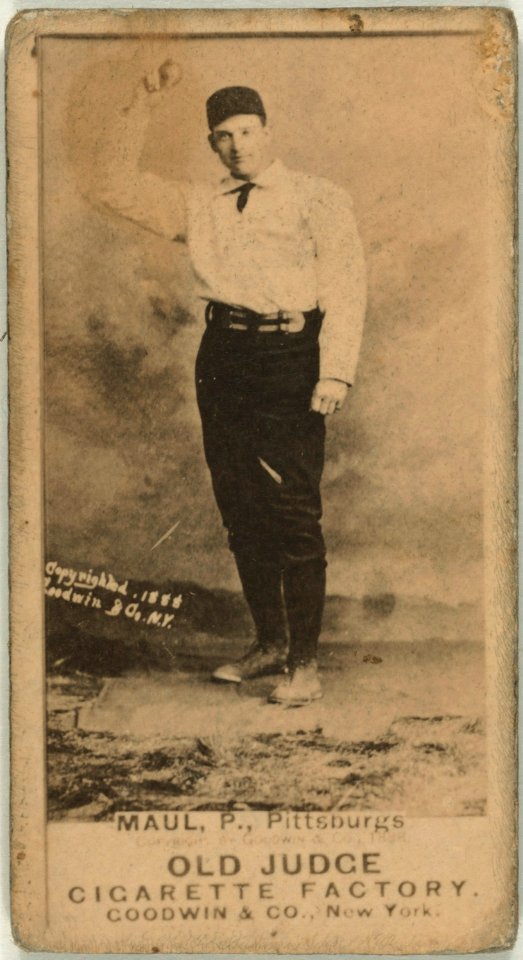 Al Maul, Pittsburgh Alleghenys, baseball card portrait LCCN2007686938
