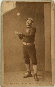 Al Myers, Washington Statesmen, baseball card portrait LCCN2007686961