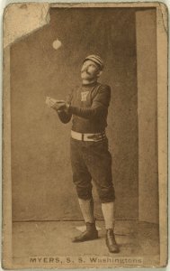 Al Myers, Washington Statesmen, baseball card portrait LCCN2007686961