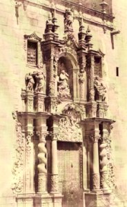 Alacant, portada de l'església de Santa Maria, 1858, J. Laurent
