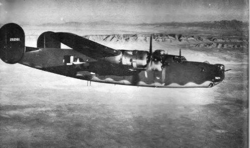 Alamogordo Army Airfield - B-24 Liberator 42-52161 over New Mexico