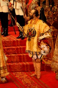 Au service des Tsars - George Becker - Le couronnement de l'empereur Alexandre III et de l'impératrice Maria Ferodovna - 1888 - ЭРЖ-1637 - 009