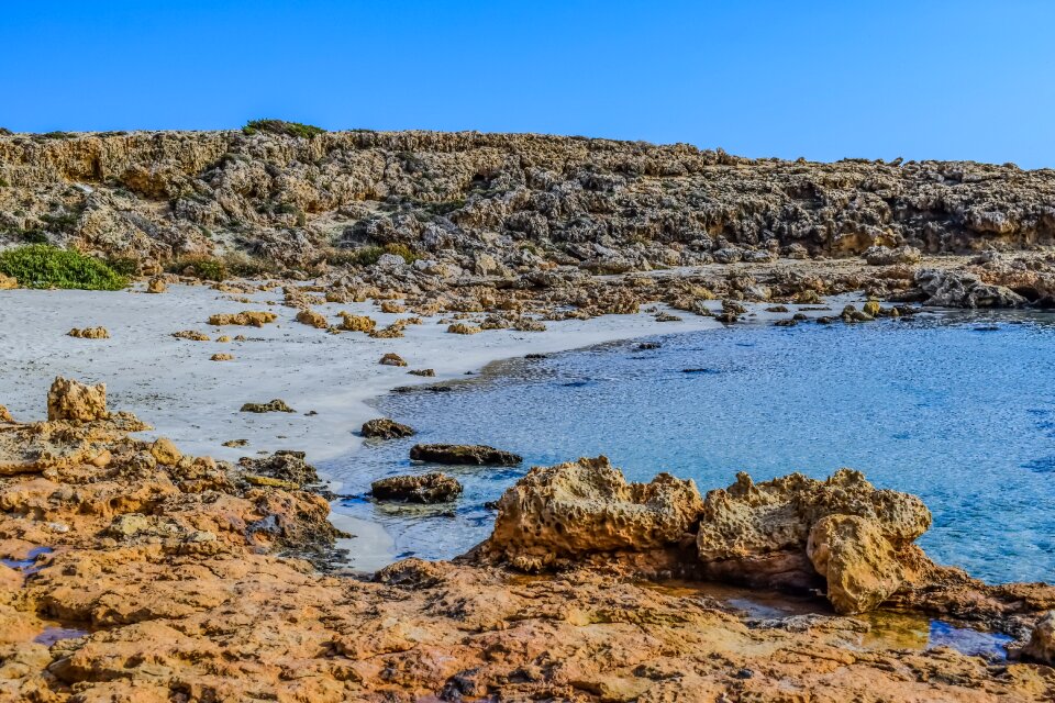Landscape rock seaside