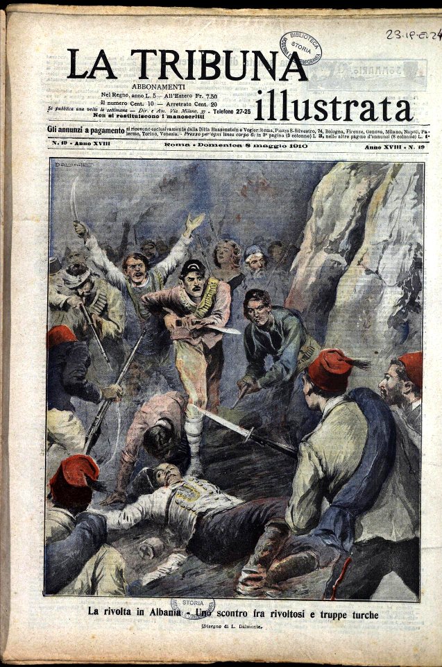 Albanian Revolt 1910-La Tribuna Illustrata article from August 16, 1910
